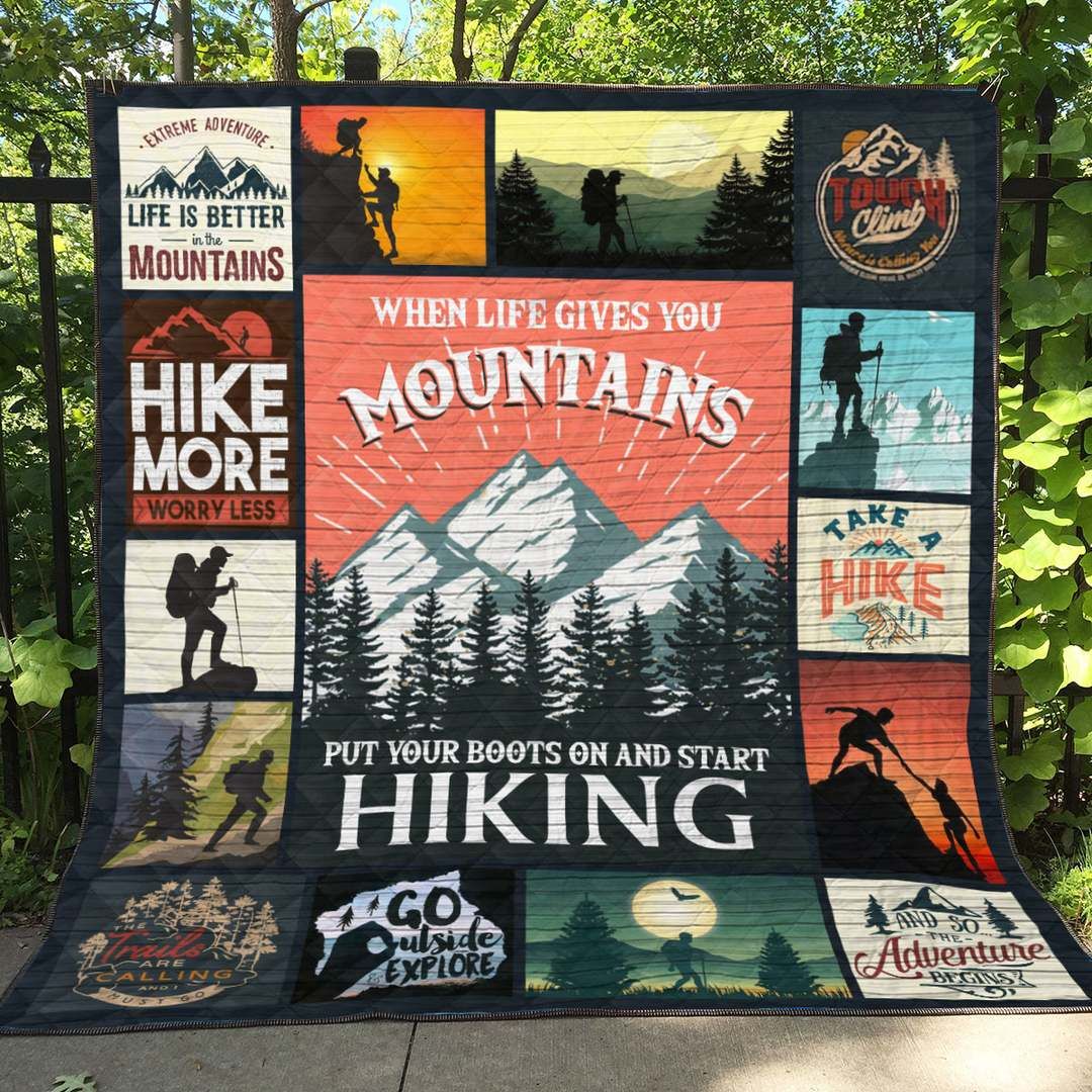 Hiking TU070803C TBG Quilt Blanket