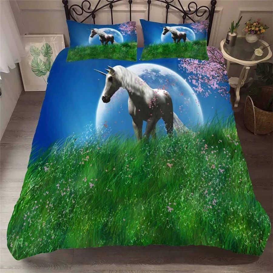 Hill Top Unicorn Bedding Set