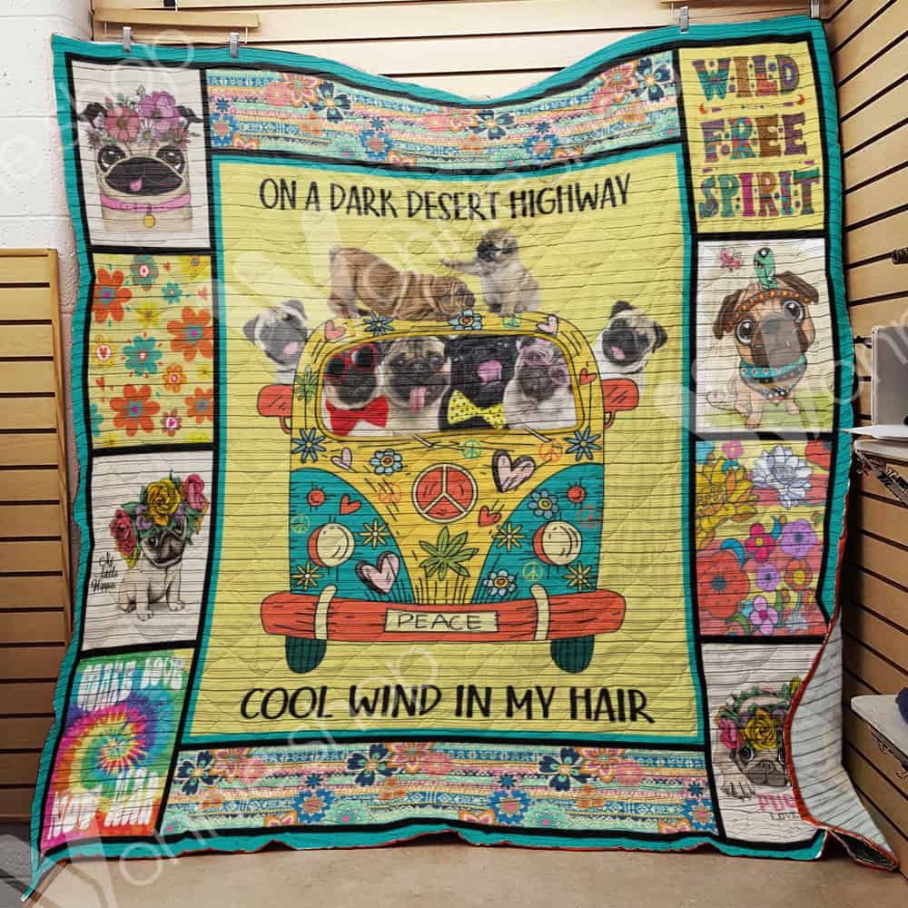Hippe Pug Quilt Blanket DHC1002578TD