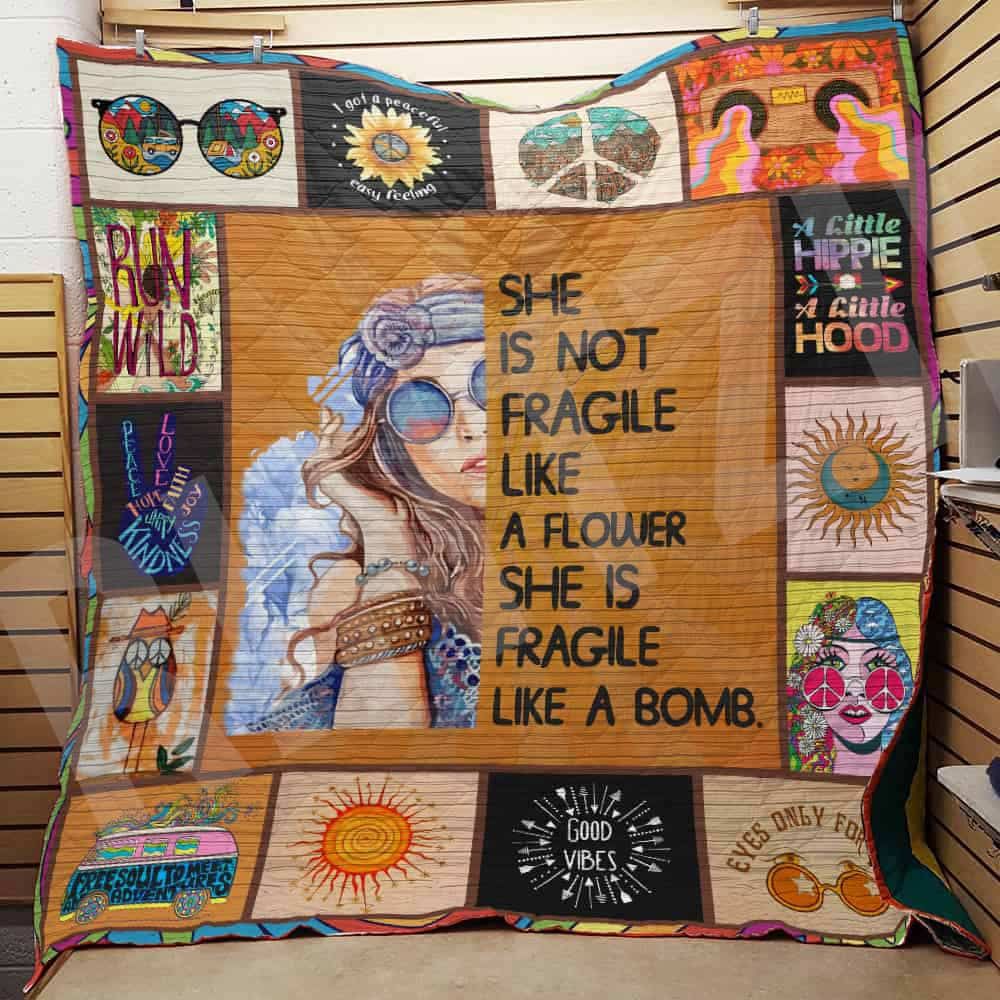 Hippie A Little Hippie Quilt Blanket DHC0201201116TD