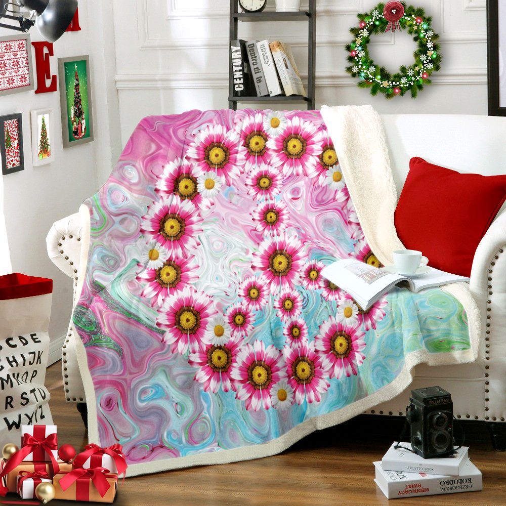 Hippie Sherpa Fleece Blanket