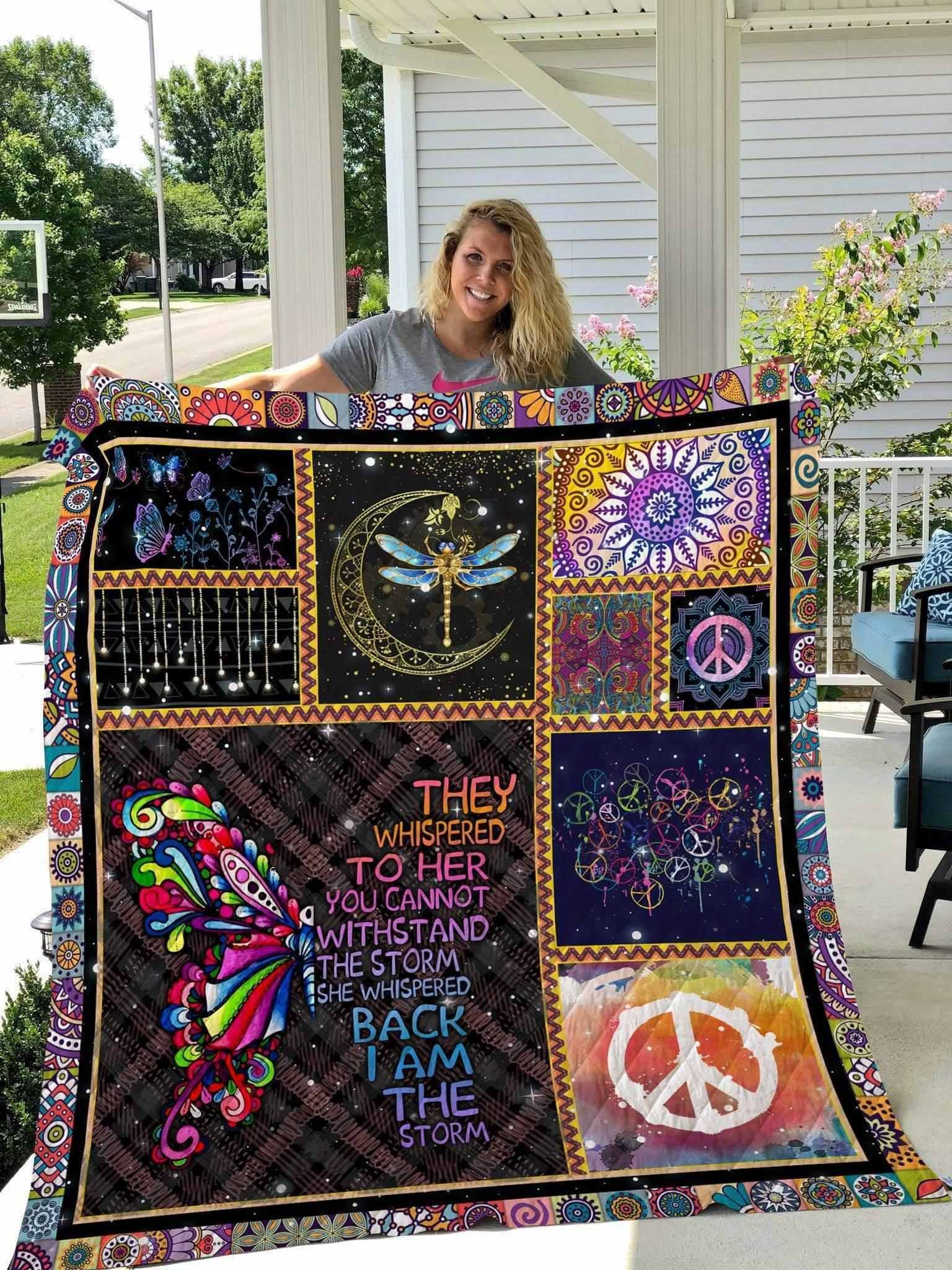 Hippie Angle Whistle Quilt Blanket DHC31121397TD
