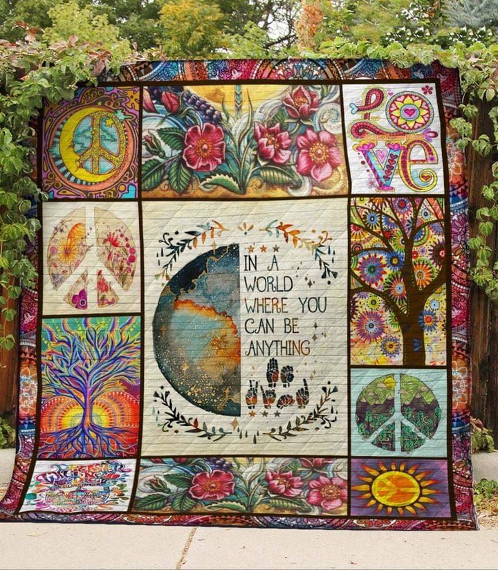 Hippie Be Everything Quilt Blanket DHC31121547TD