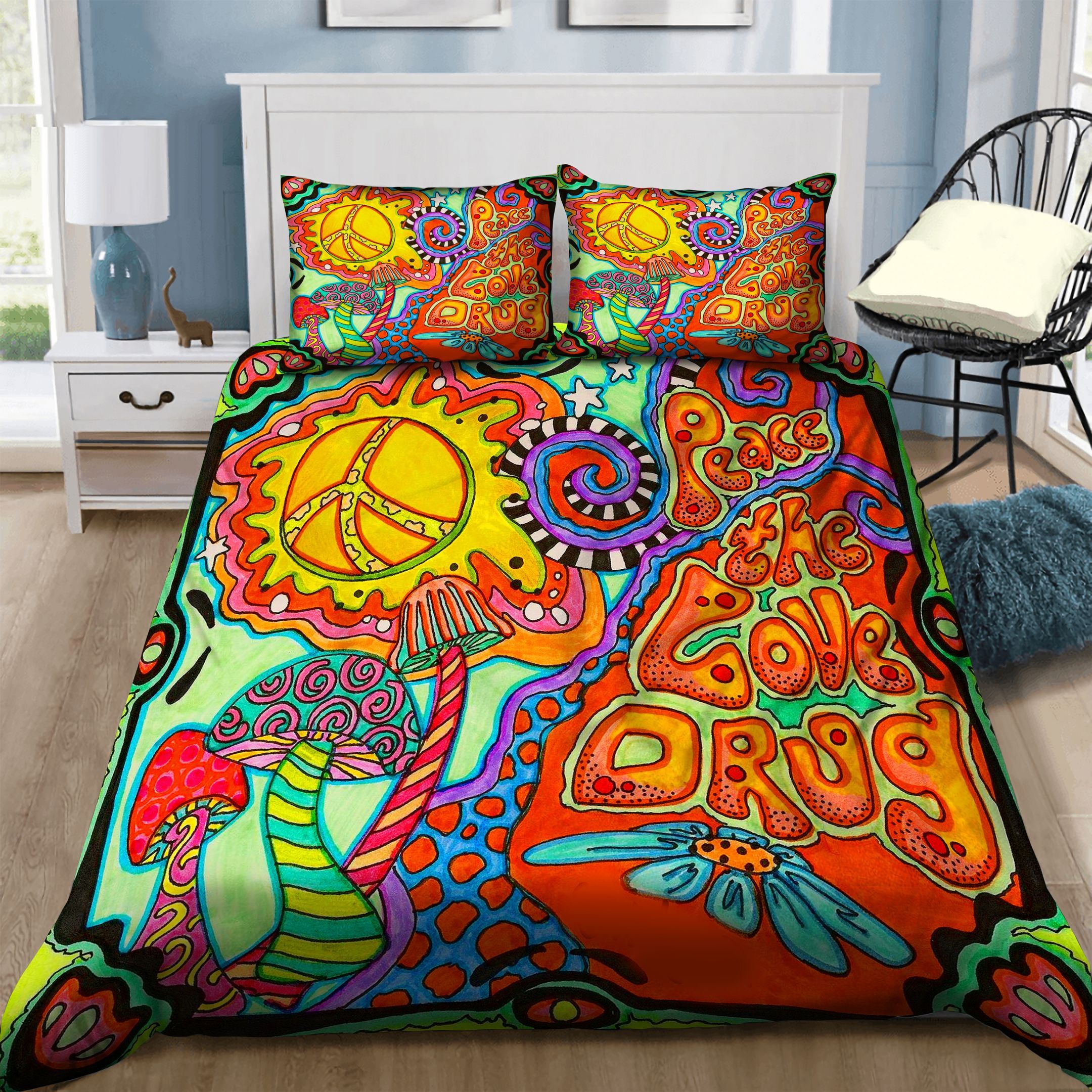 Hippie Bedding Set