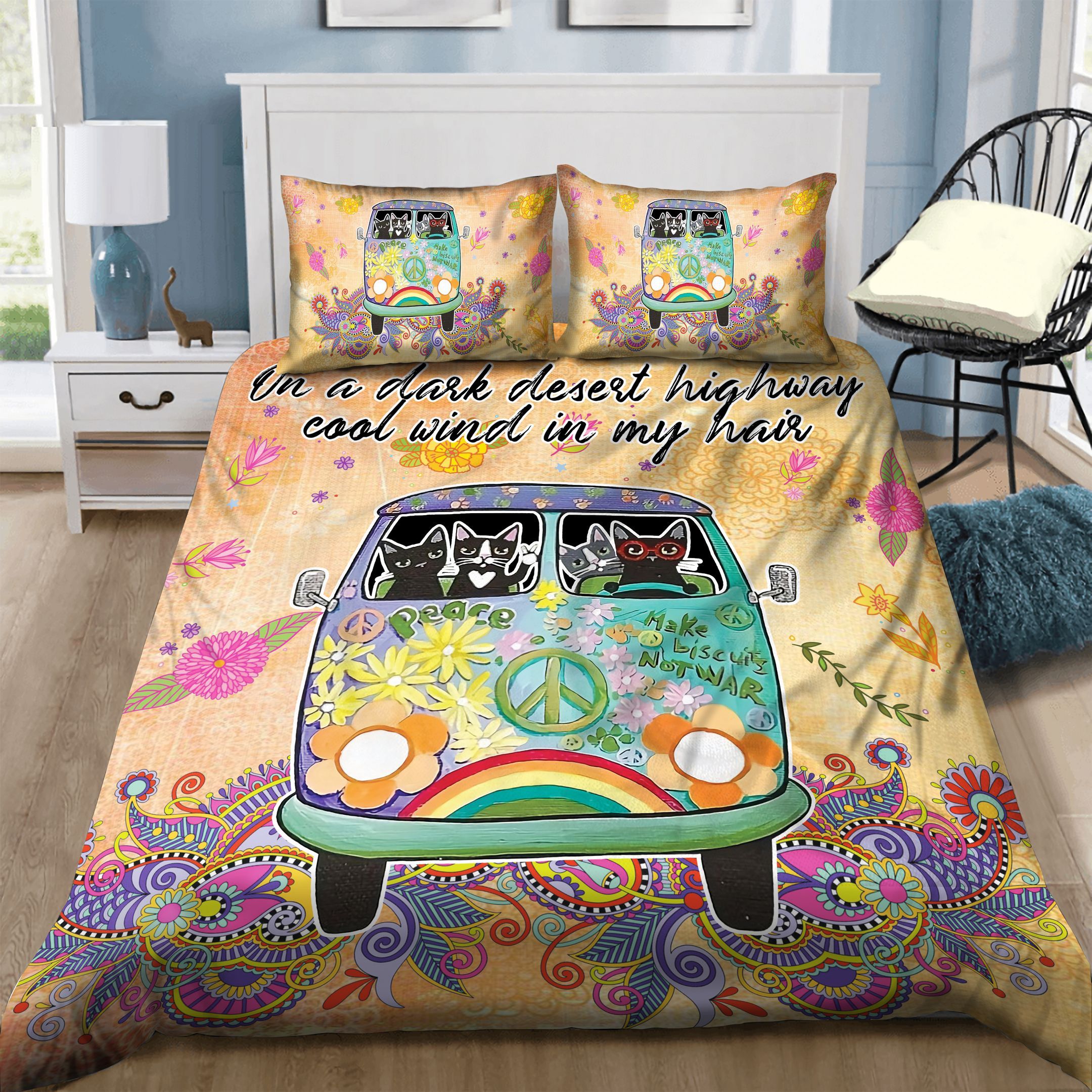 Hippie Bedding Set