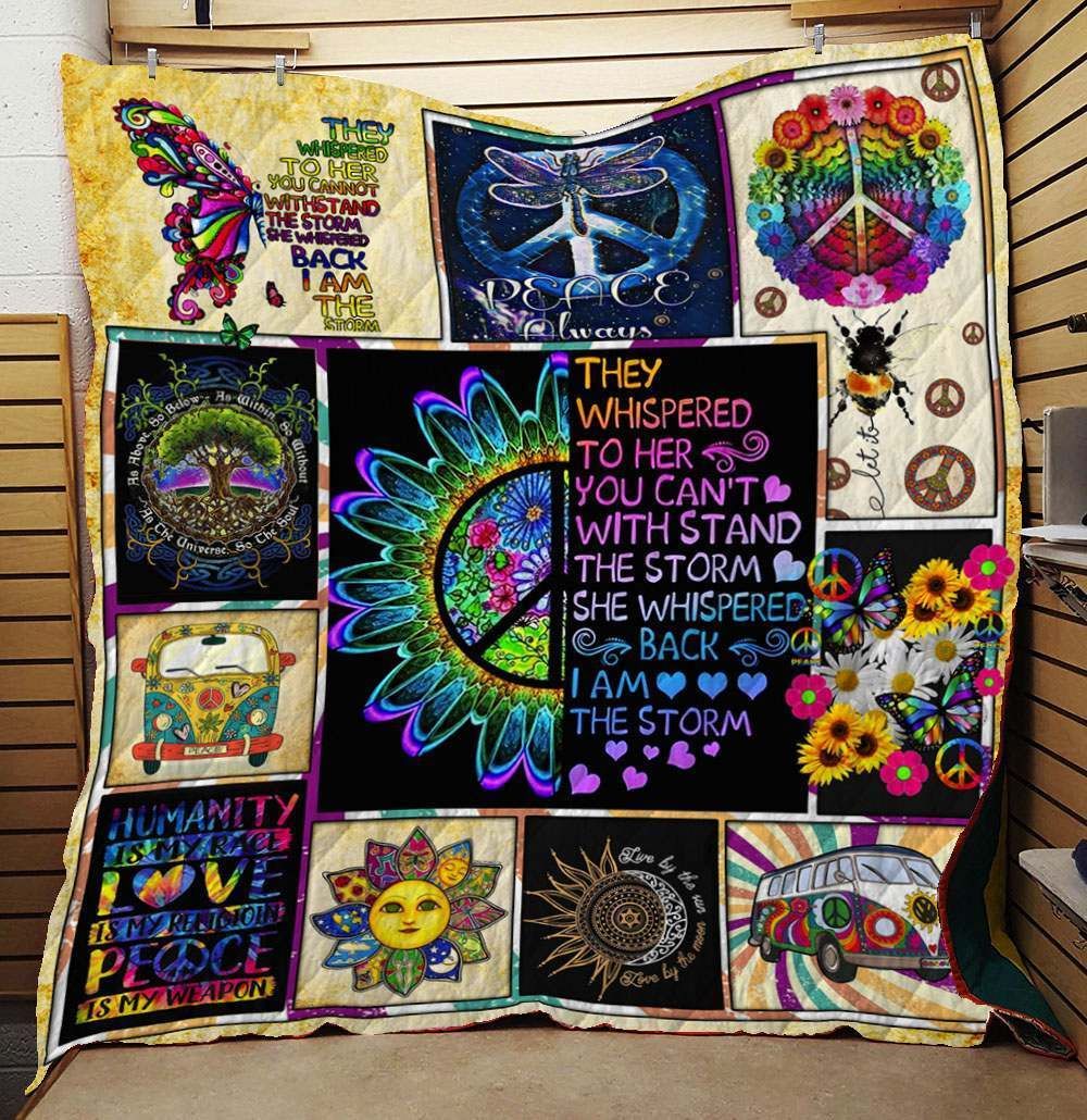 Hippie BI050803C TBG Quilt Blanket