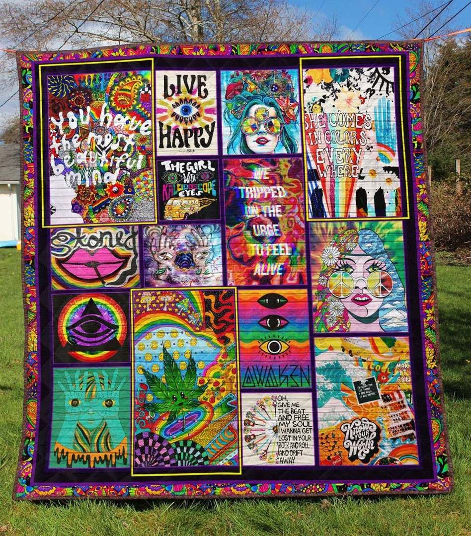 Hippie BI130702B TBG Quilt Blanket