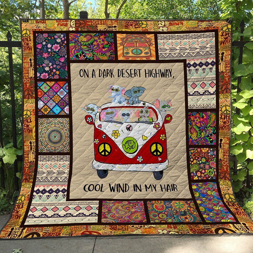 Hippie BI160708B TBG Quilt Blanket