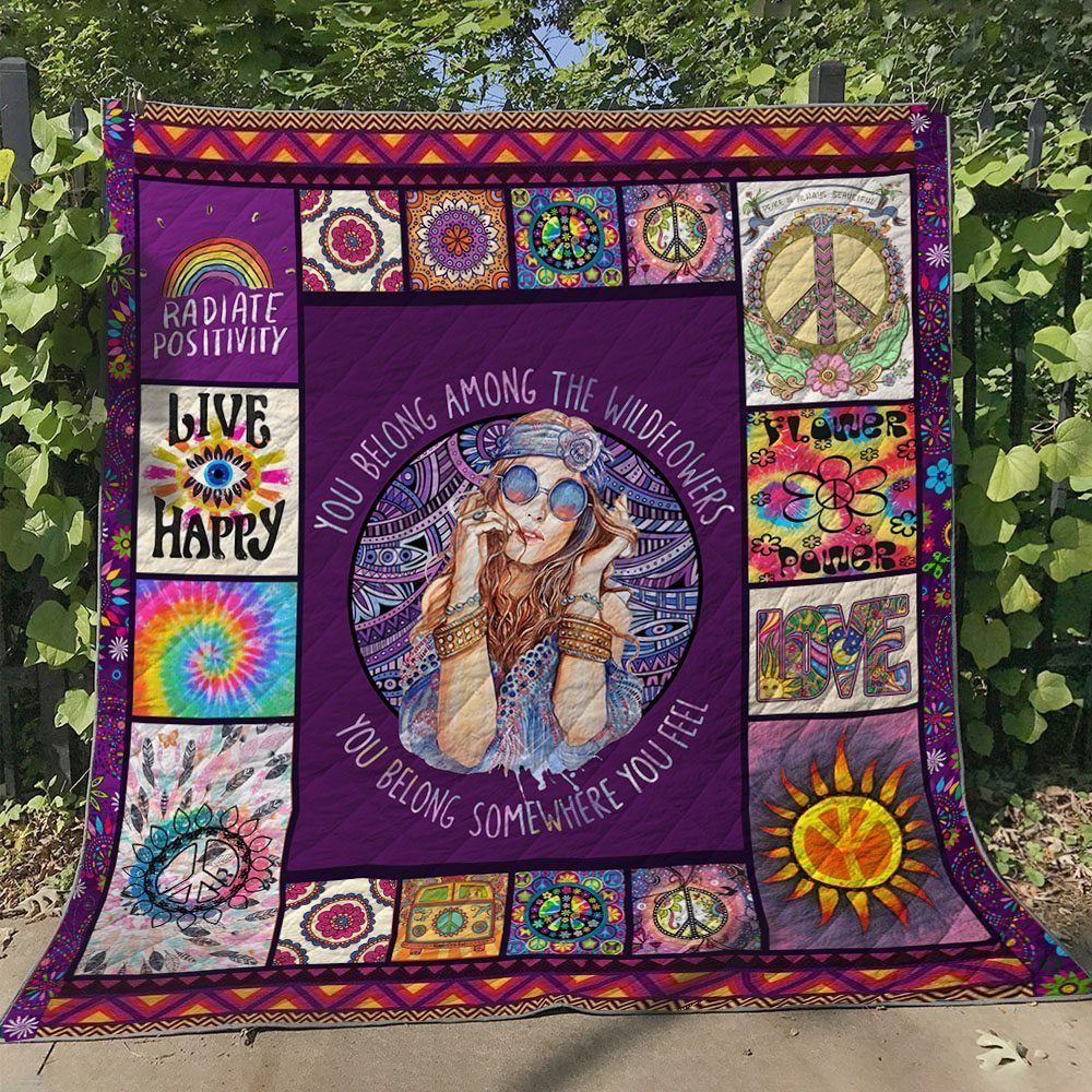 Hippie BI170702B TBG Quilt Blanket