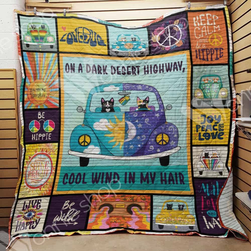 Hippie Bug Car Quilt Blanket DHC01021291TD