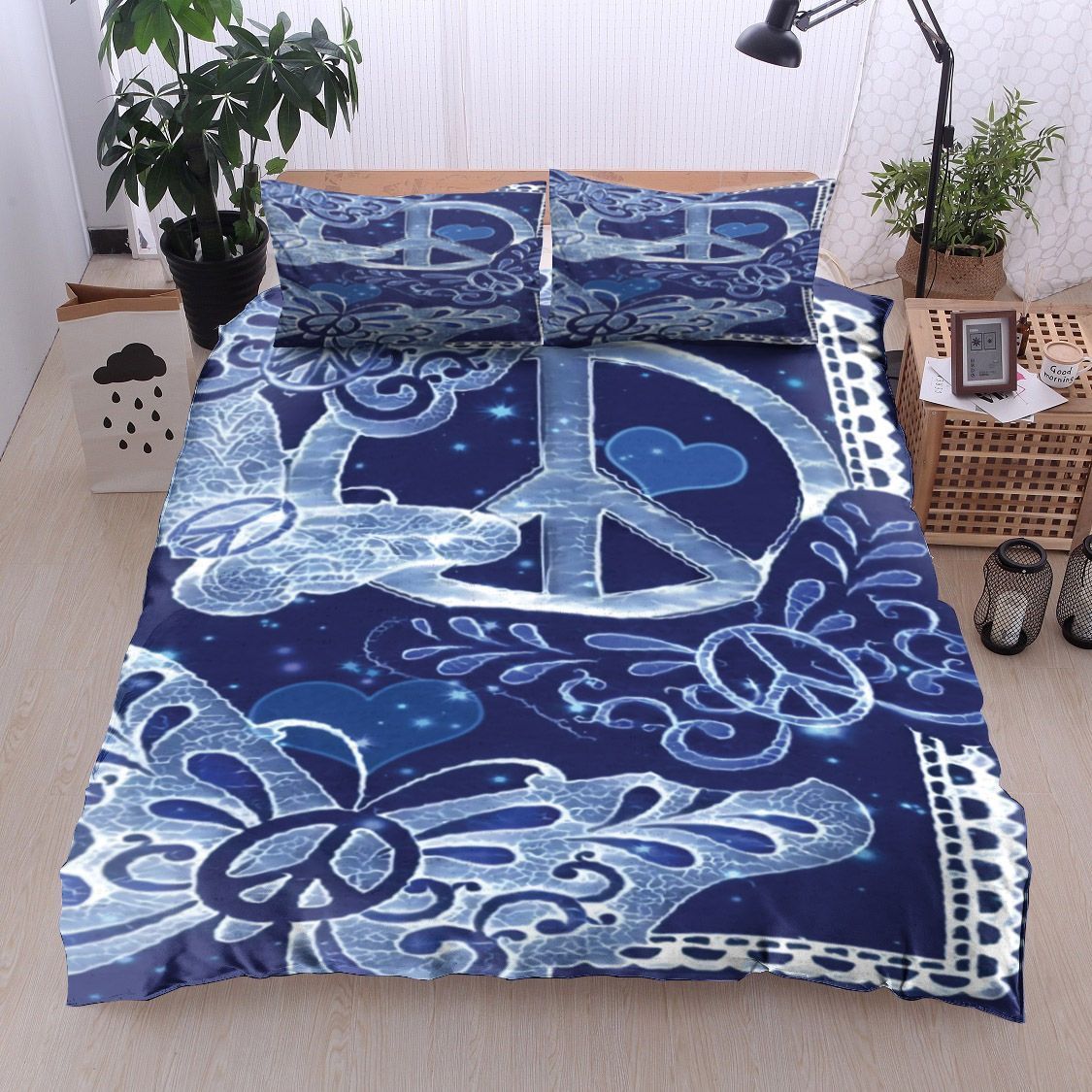 Hippie Butterfly Bedding Set