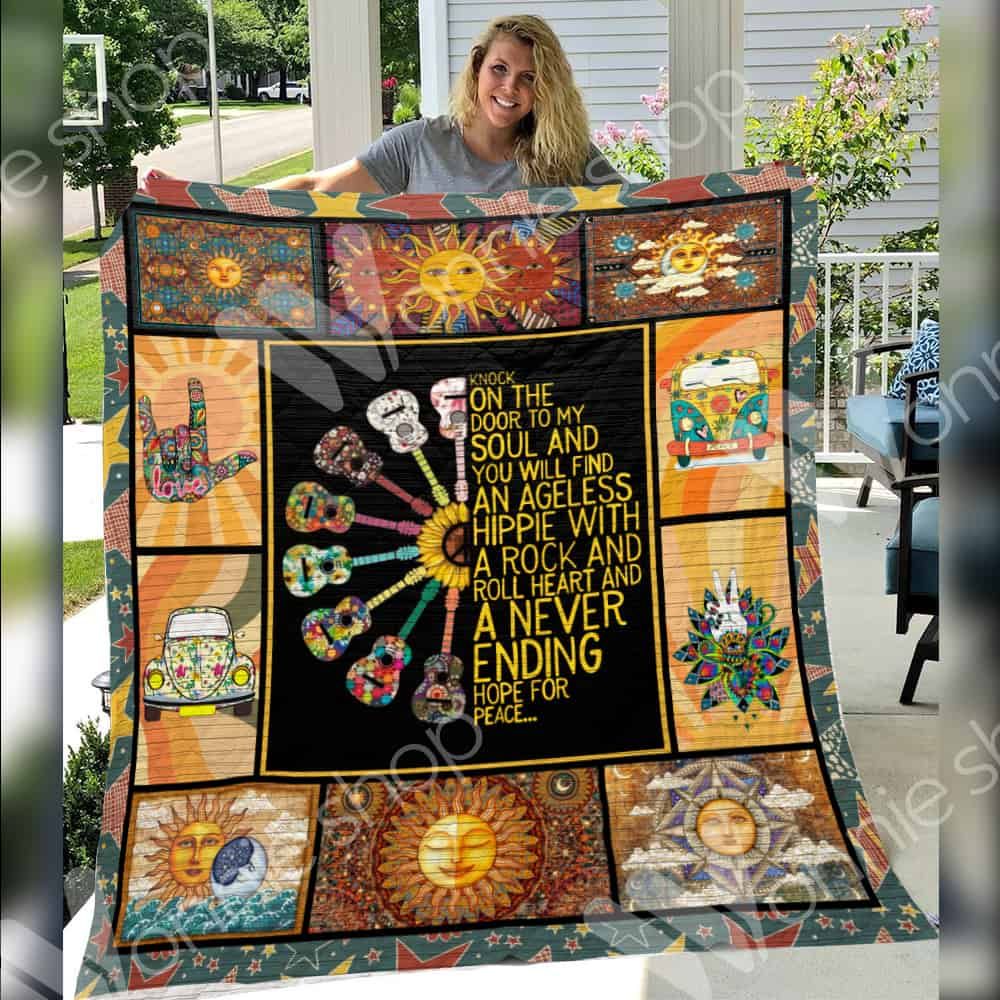Hippie Can Not Be Broken Quilt Blanket Christmas Christmas Gifts Merry Christmas Holiday Gifts Gift Dhc03011303Dd