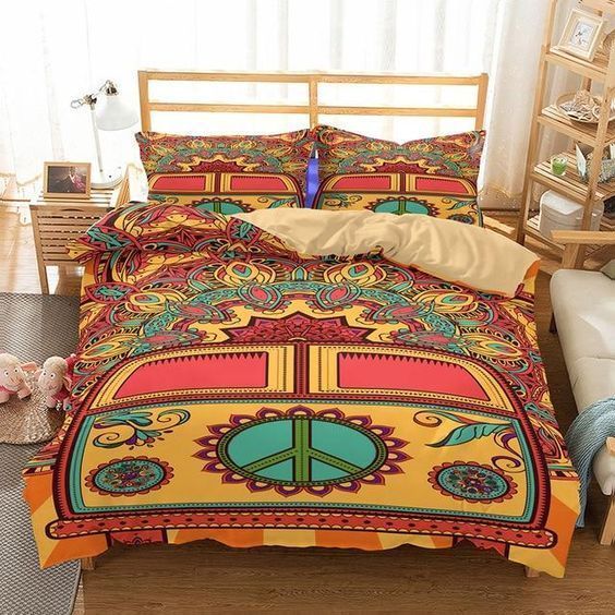 Hippie Car Bedding Set