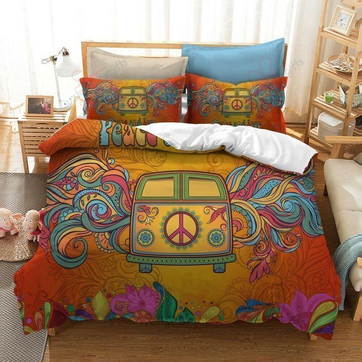 Hippie Car Bedding Set