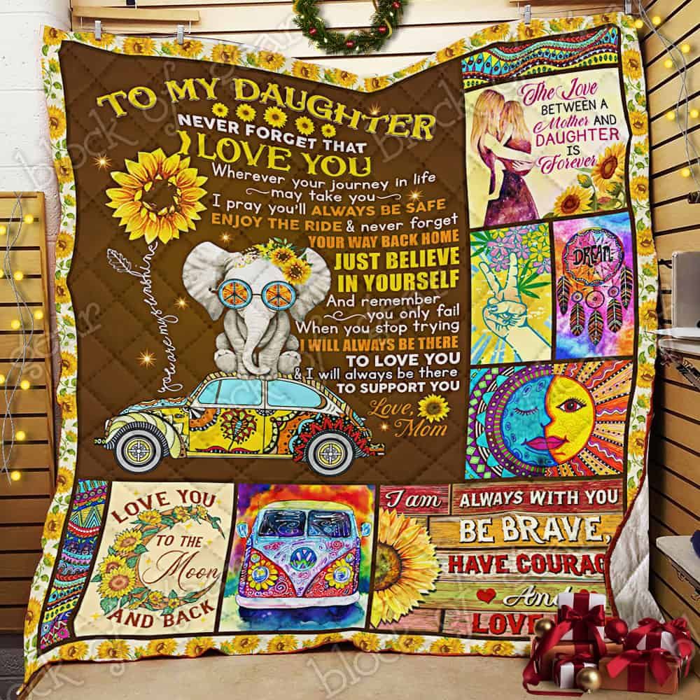 Hippie CL14100257MDQ Quilt Blanket