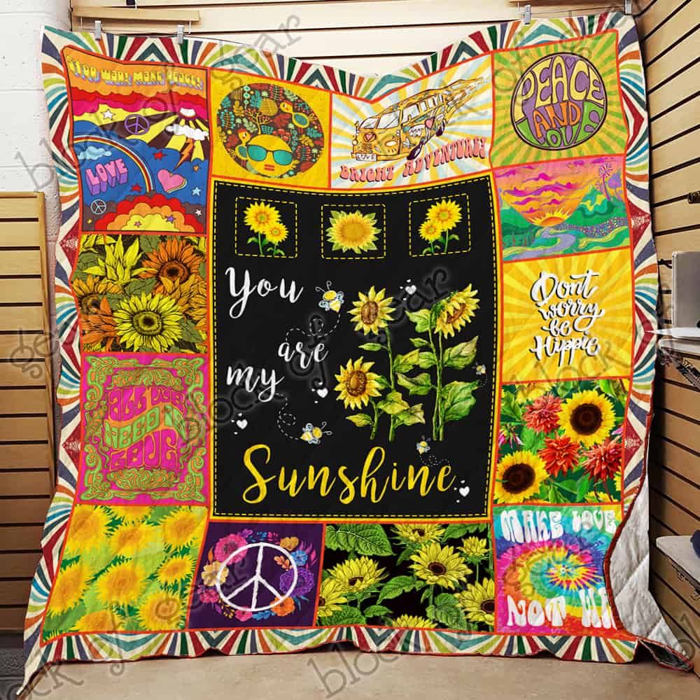 Hippie CL18100343MDQ Quilt Blanket