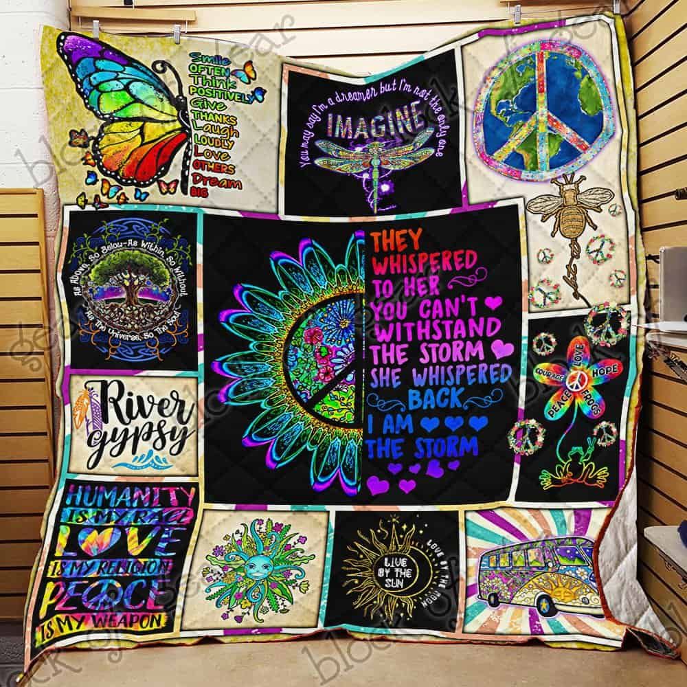 Hippie CL19100391MDQ Quilt Blanket