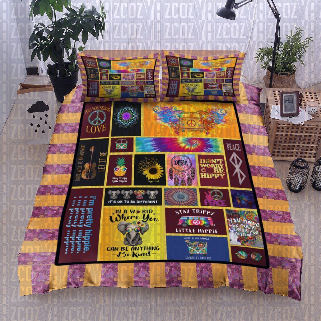 Hippie Bedding Set