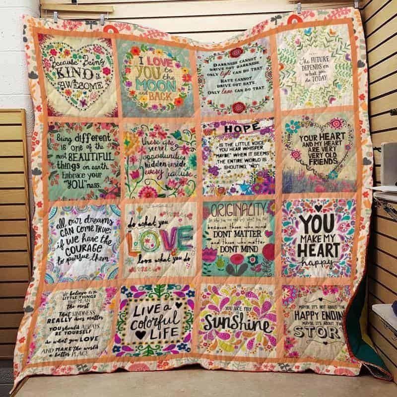Hippie CLA1610601Q Quilt Blanket