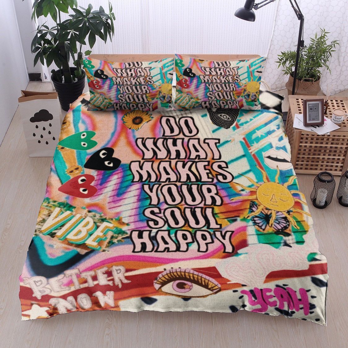 Hippie Do What Makes Your Soul Happy Bedding Set
