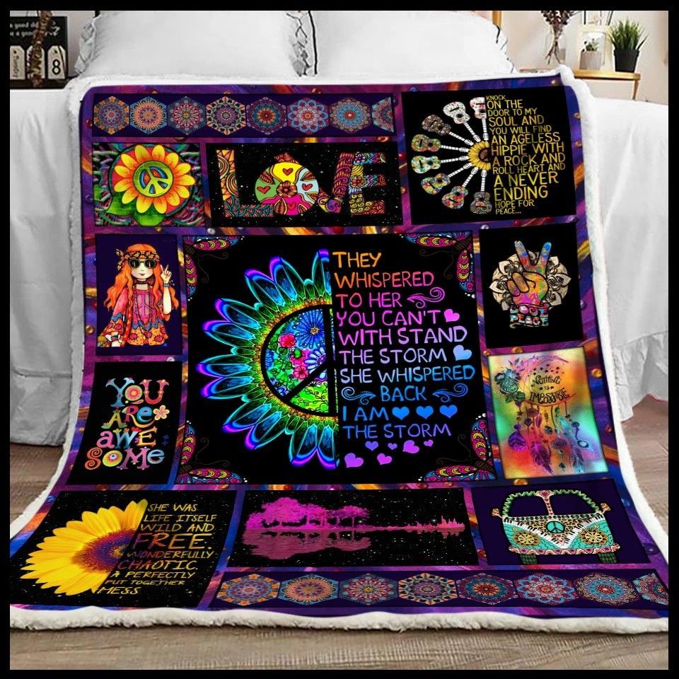 Hippie Fleece Blanket