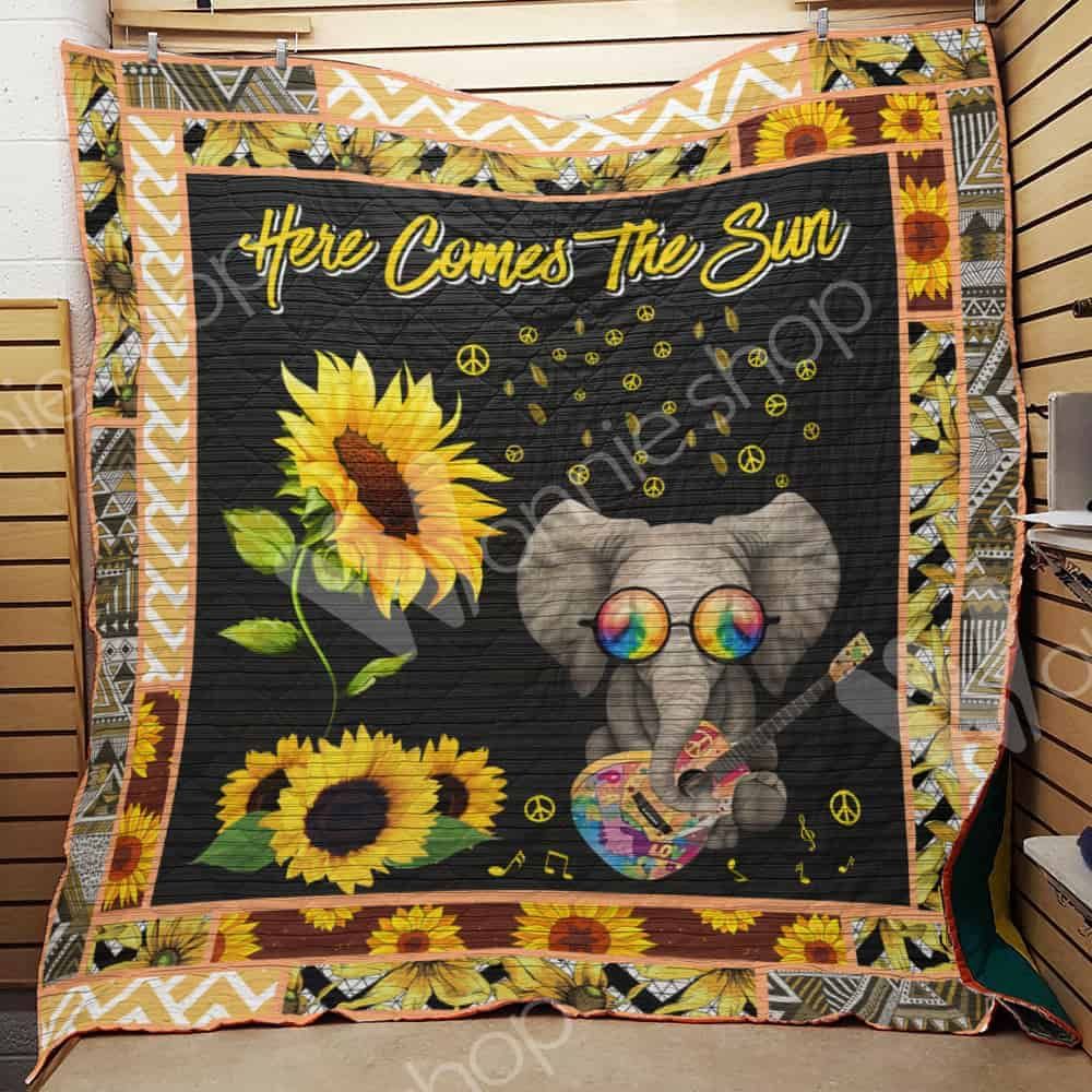 Hippie Elephant Quilt Blanket DHC1102816TD