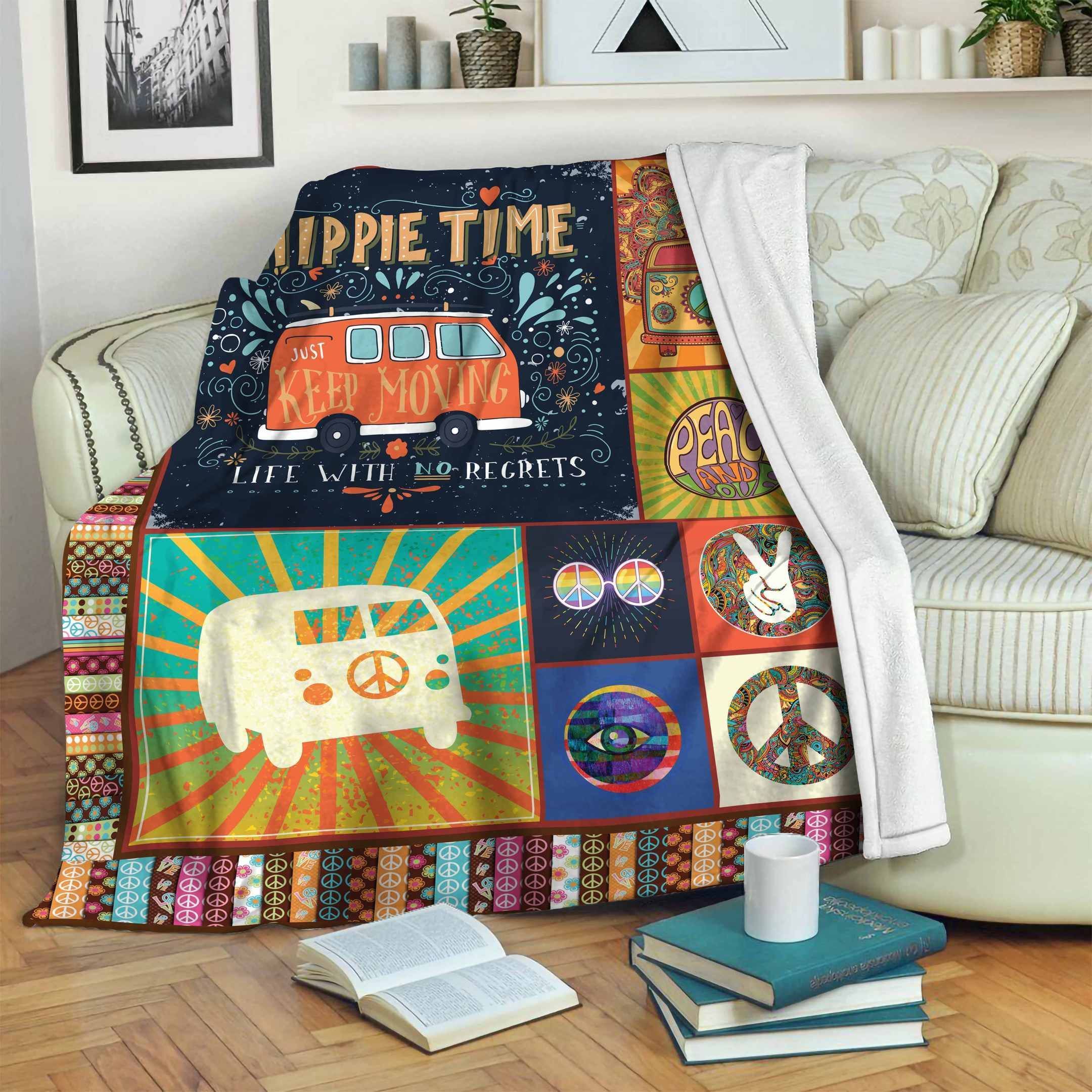 Hippie Fleece Blanket