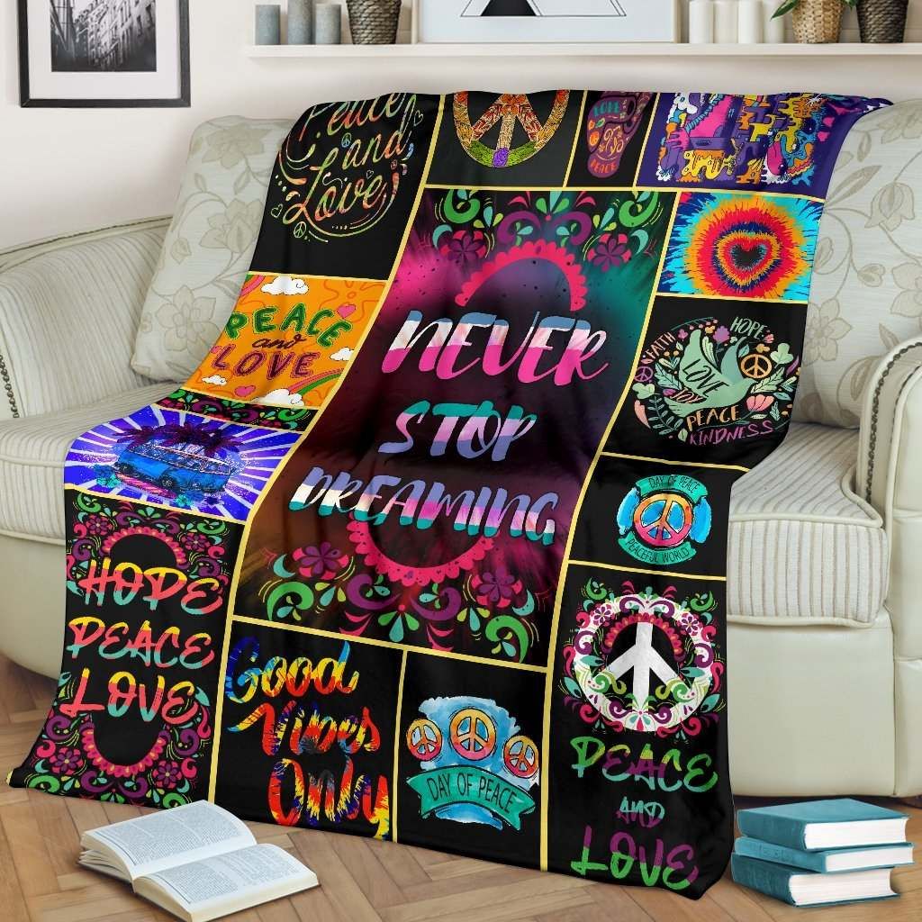 Hippie Fleece Blanket
