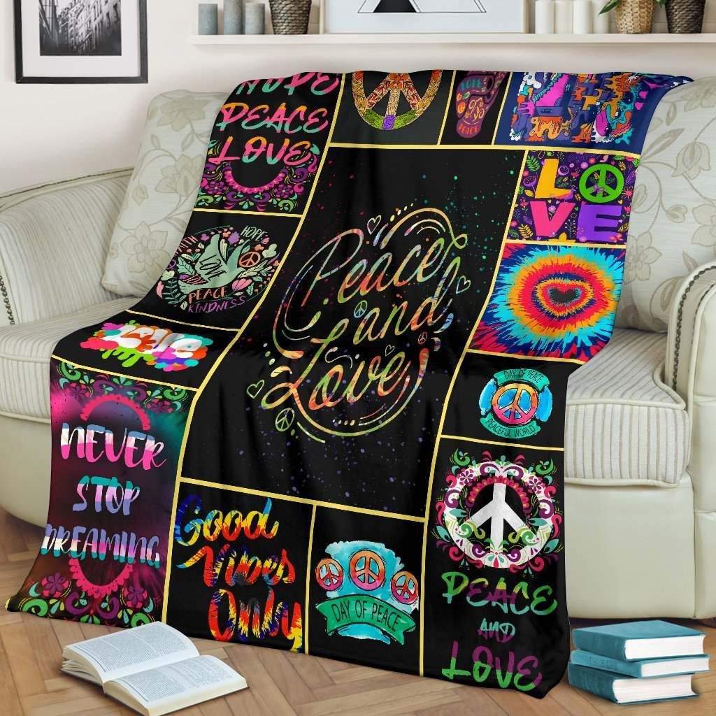 Hippie Fleece Blanket