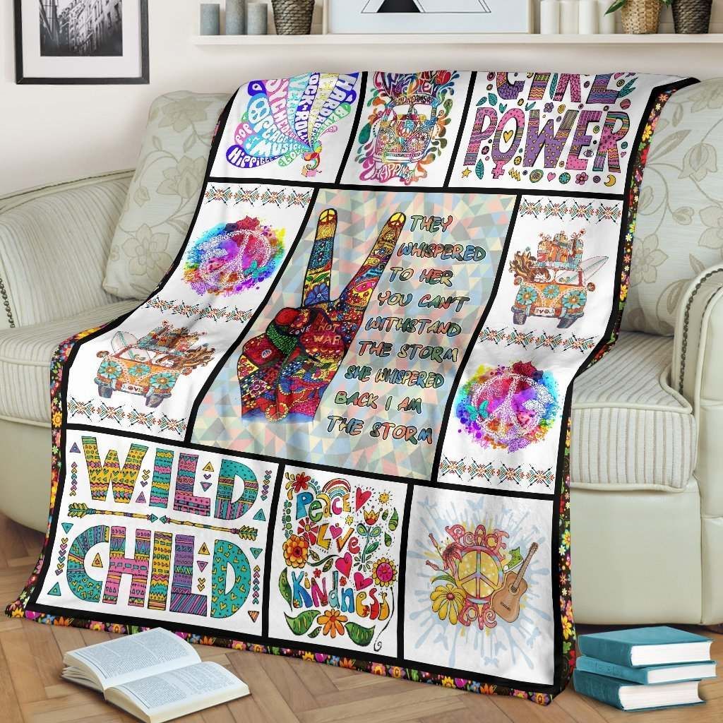 Hippie Fleece Blanket
