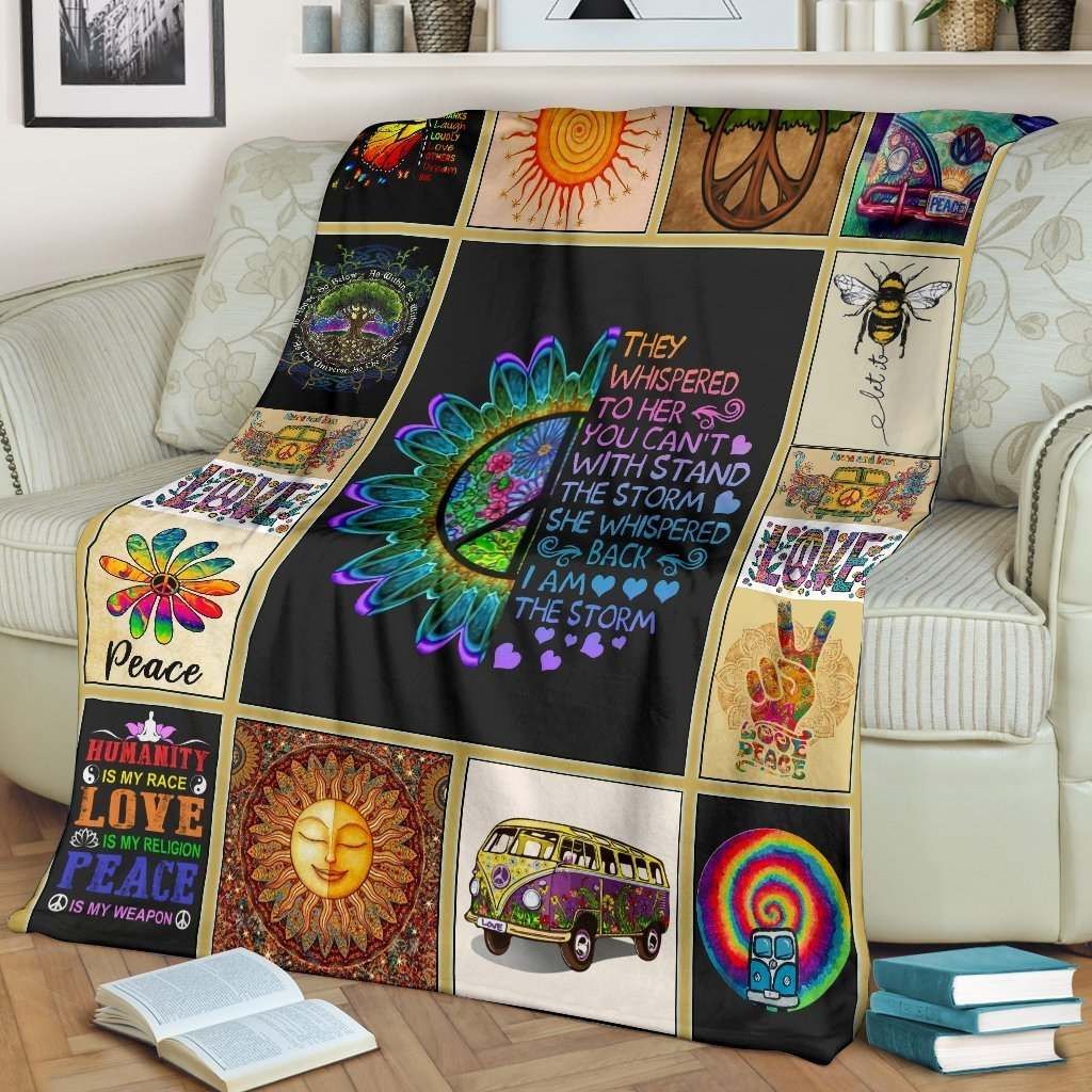 Hippie Fleece Blanket
