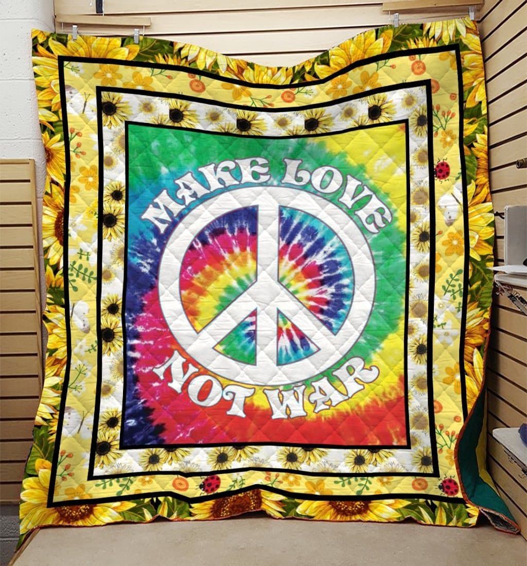 Hippie For Hippie World Quilt Blanket Christmas Christmas Gifts Merry Christmas Holiday Gifts Gift Dhc03011802Dd