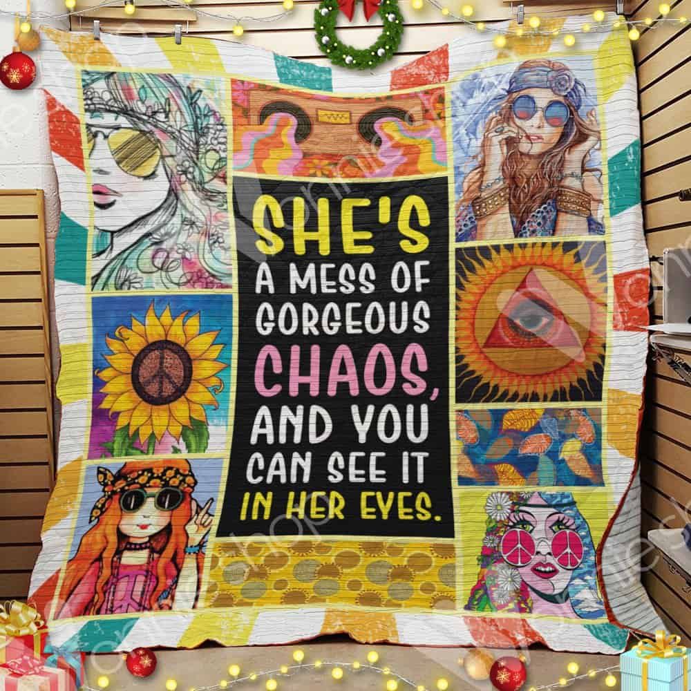 Hippie Girl Quilt Blanket DHC01021062TD