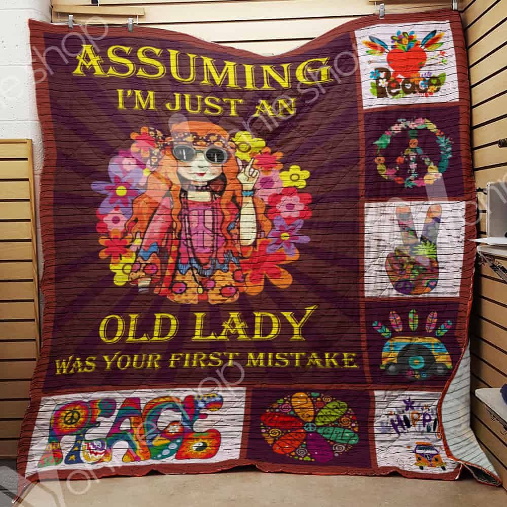 Hippie Girl Quilt Blanket DHC06021333TD