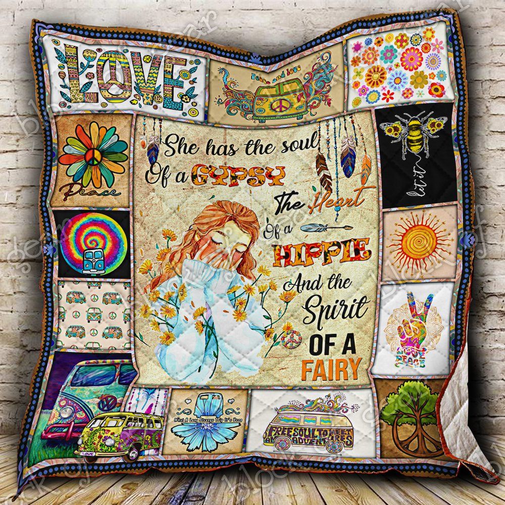 Hippie Girl Quilt Pn635 Dhc11123637Dd