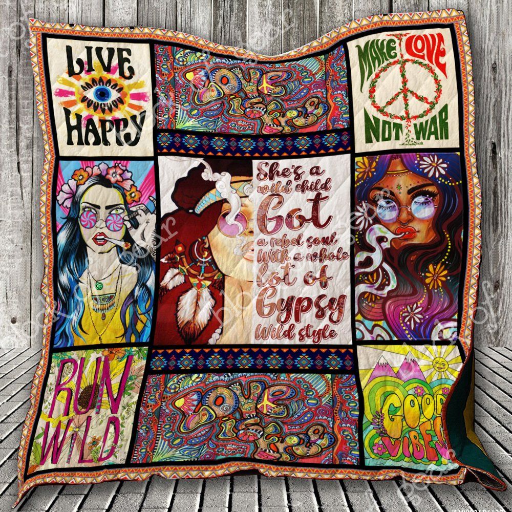 Hippie Girl Quilt Th694 Dhc11121369Dd