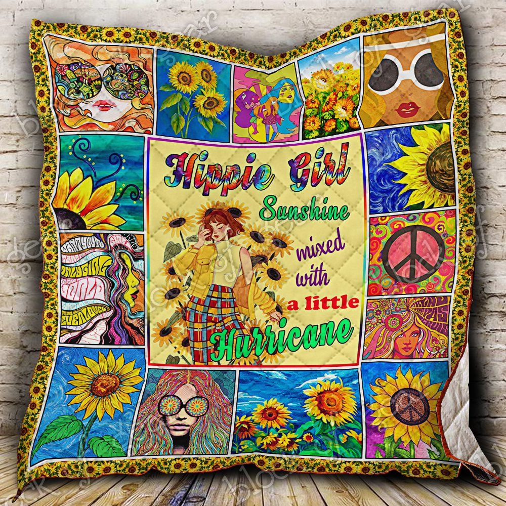 Hippie Girl Sunshine Mixed With A Little Hurricane Quilt Nh184 Dhc11122868Dd