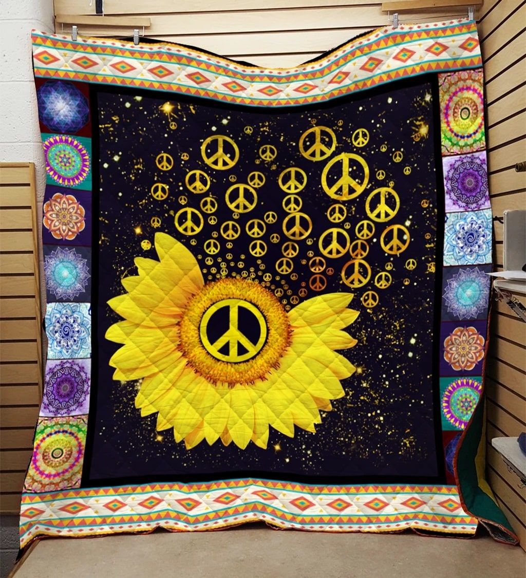 Hippie Hippie Flower Quilt Blanket DHC31121296TD