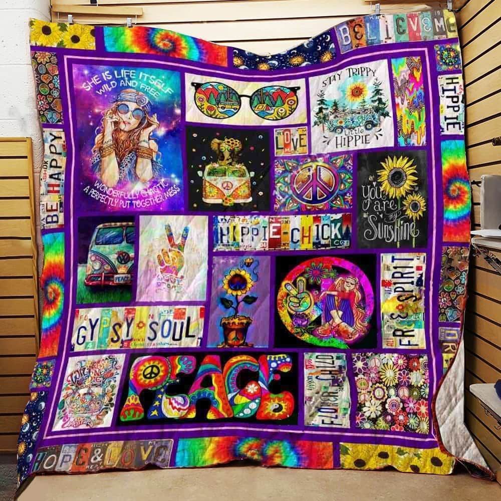 Hippie Hippie Soul GS-CL-DT2706 Quilt Blanket