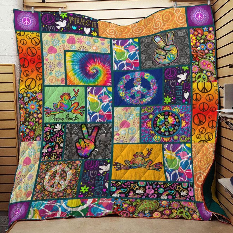 Hippie Hippie Together Quilt Blanket Dhc03011364Dd
