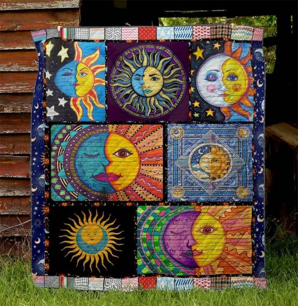 Hippie Hot And Cold Sun Quilt Blanket DHC0201201204TD