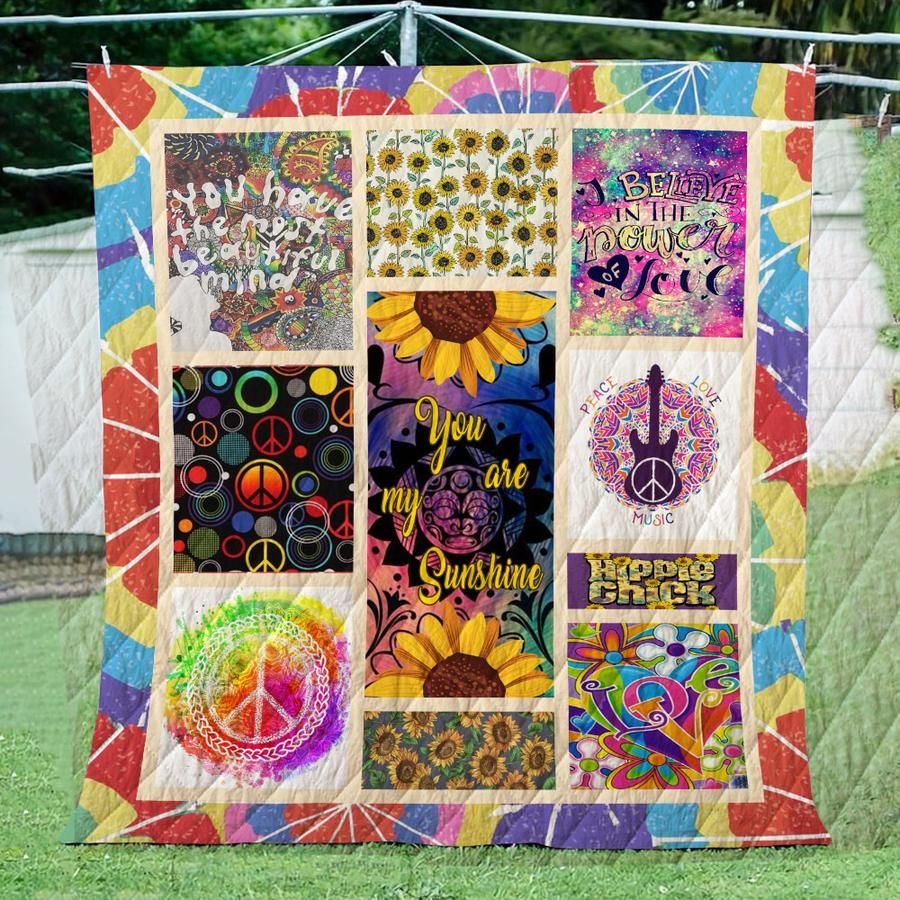 Hippie I Believe In The Power Of Love CLT250627 Quilt Blanket