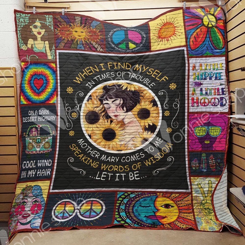 Hippie I Find Myself Quilt Blanket DHC020120758TD
