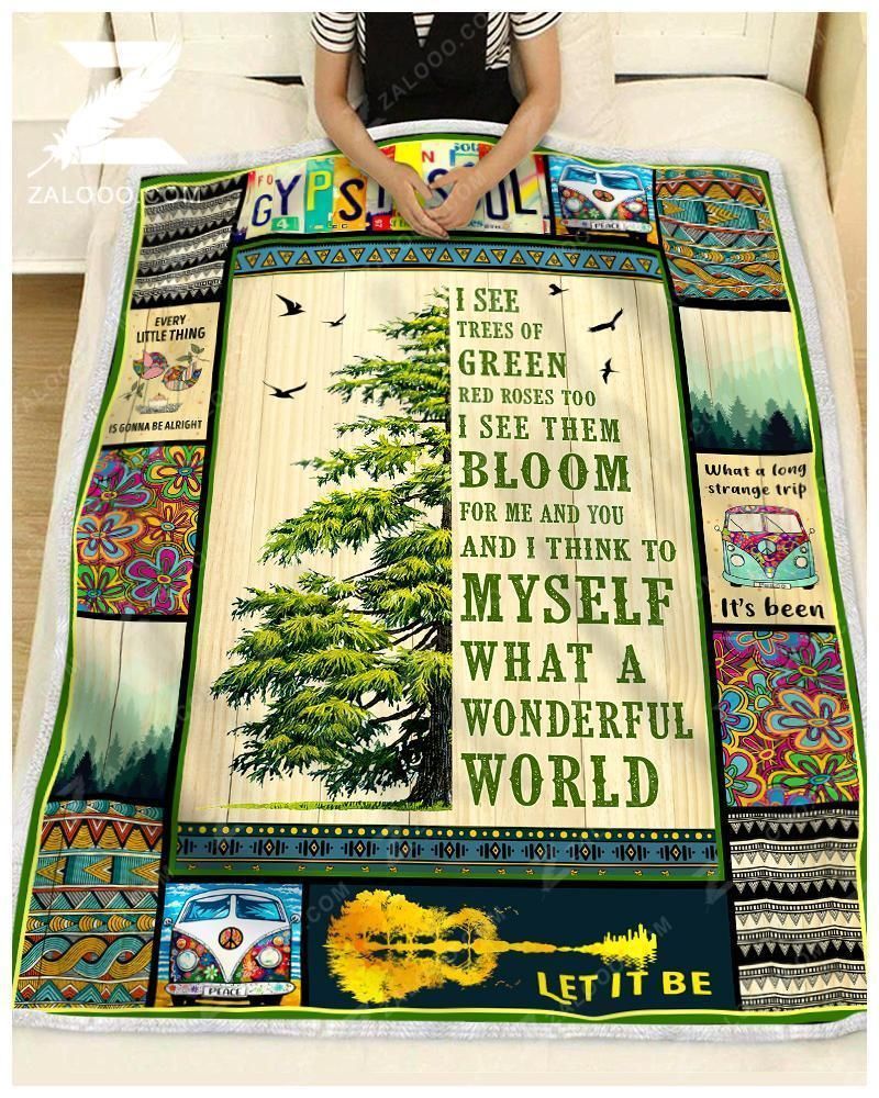 Hippie – I See Fleece Blanket