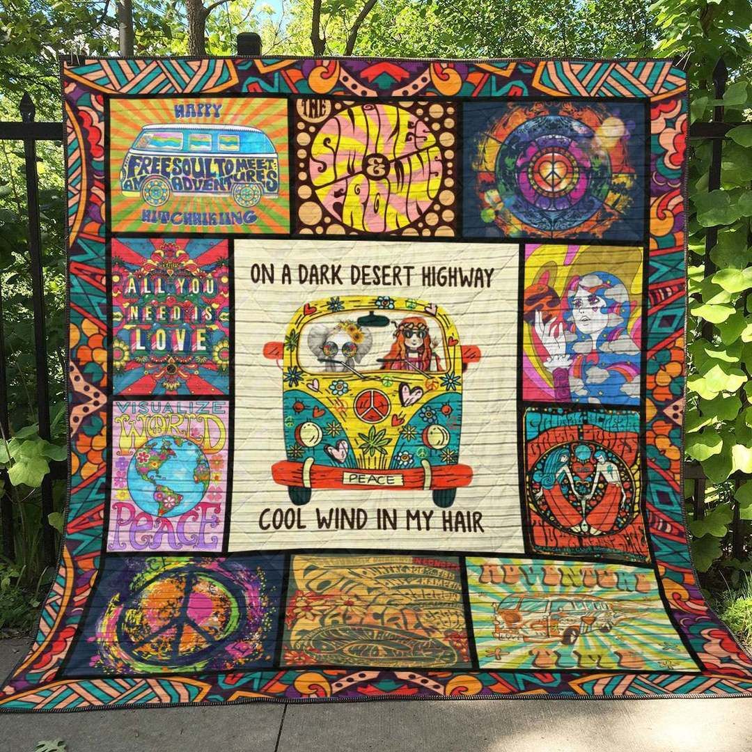 Hippie LI200702A TBG Quilt Blanket