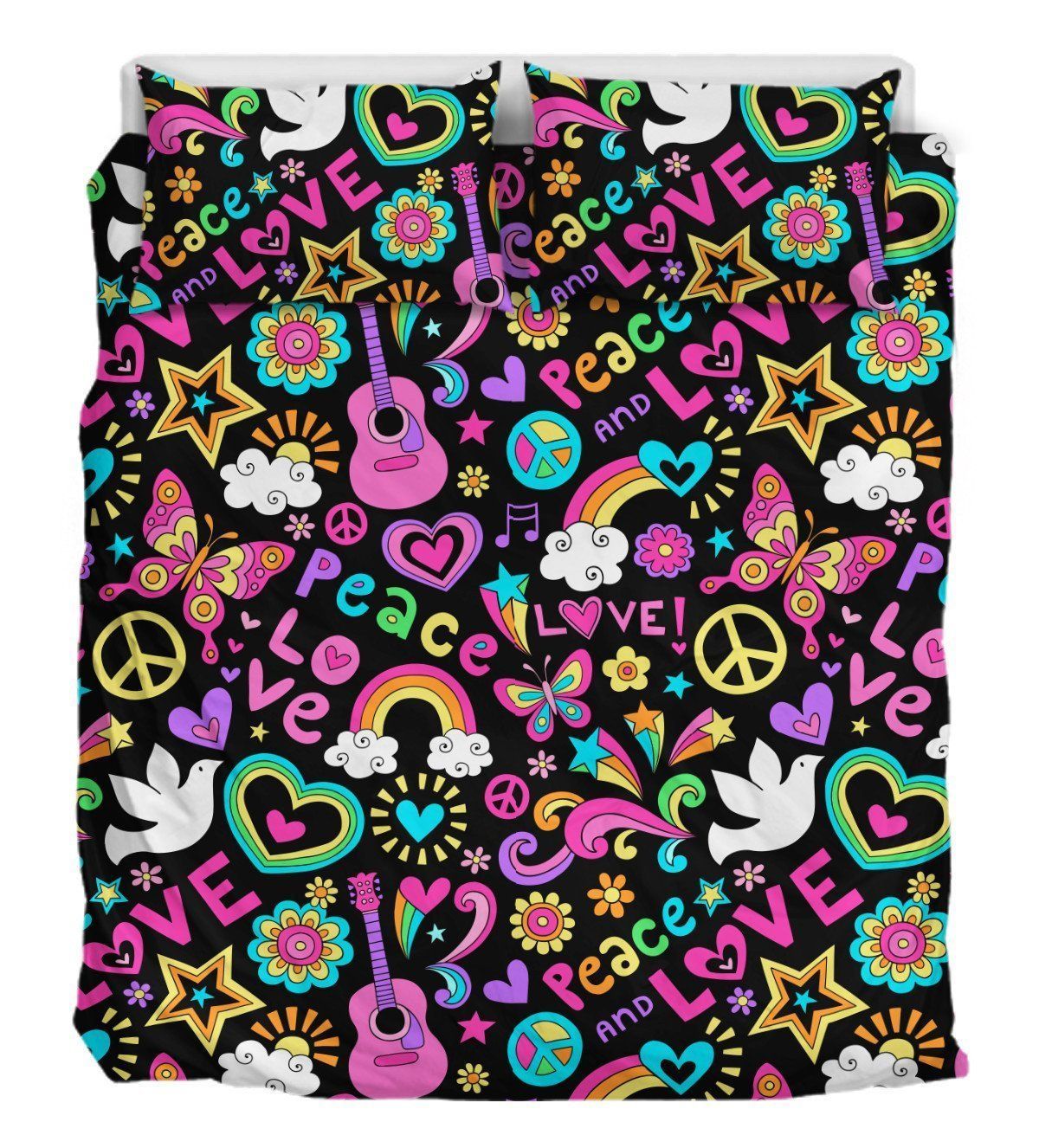 Hippie Love Bedding Set