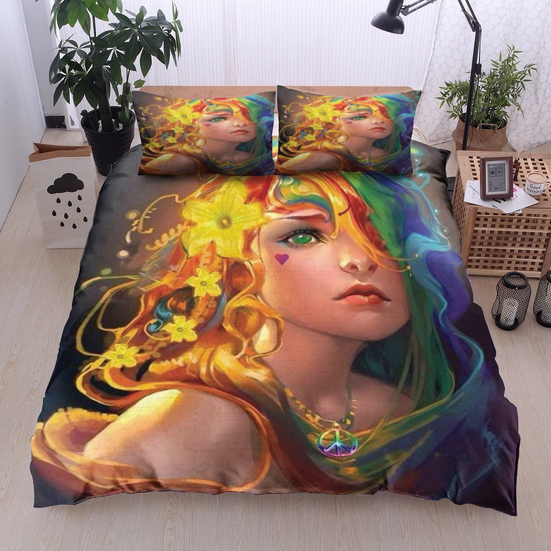 Hippie Love Bedding Set
