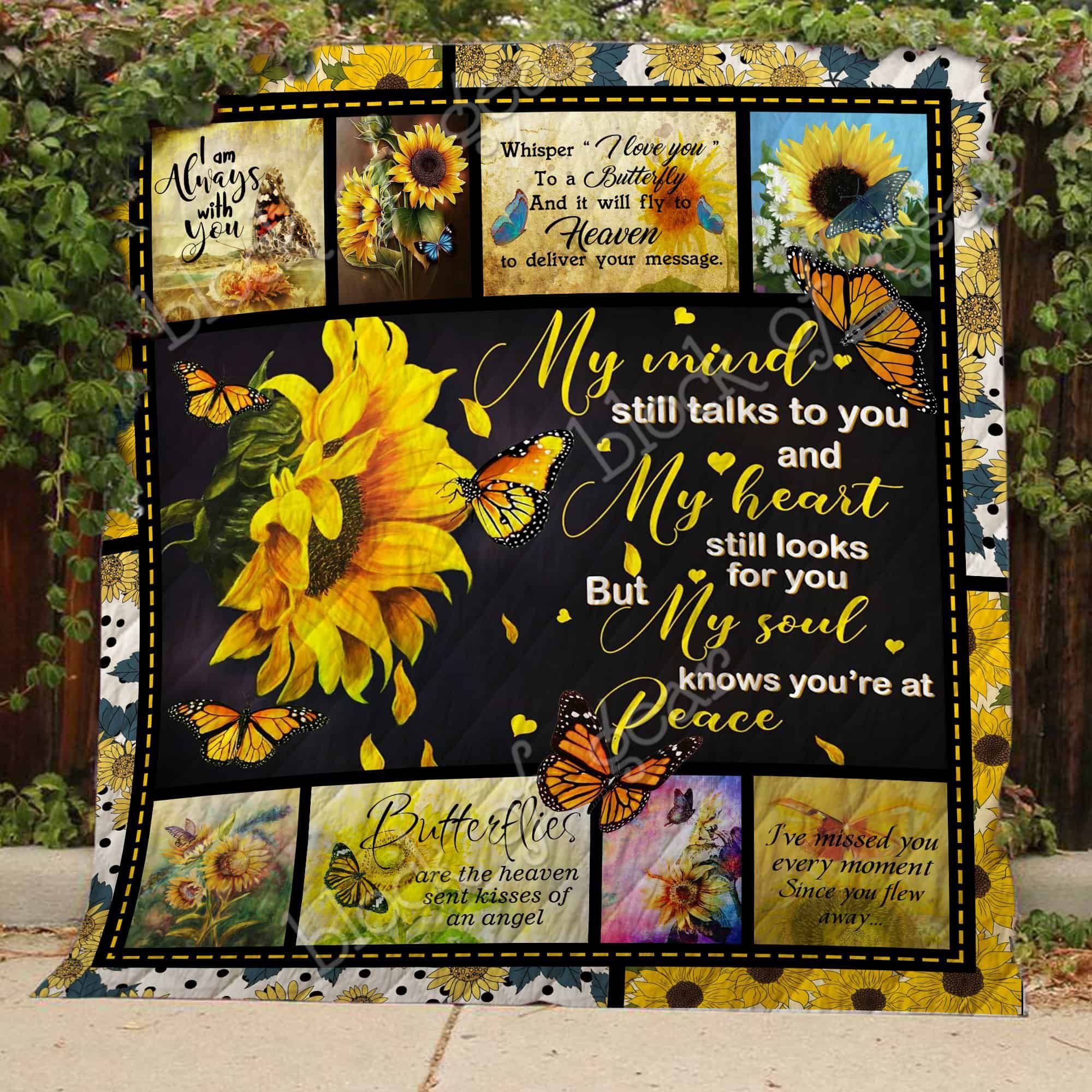 Hippie My Mind My Heart My Soul Quilt Blanket DHC3112665TD