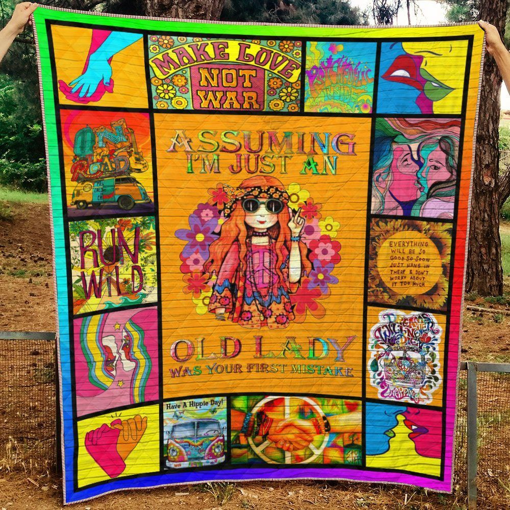 Hippie NA010804C TBG Quilt Blanket