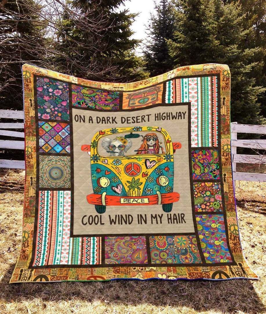 Hippie NA020802C TBG Quilt Blanket